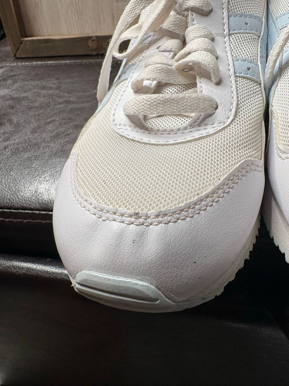 ASICS Tiger Runner "White Sky" Women's Low Top Sneakers Size 7 - Picture 7 of 14